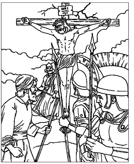 He Is Risen Coloring Page - Part 5